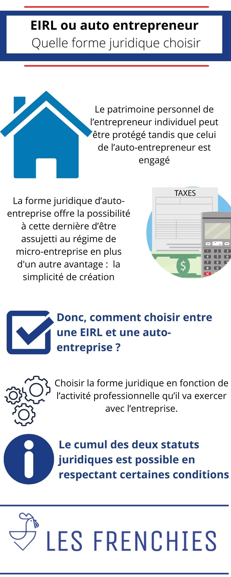 EIRL ou auto entrepreneur : quelle forme juridique choisir