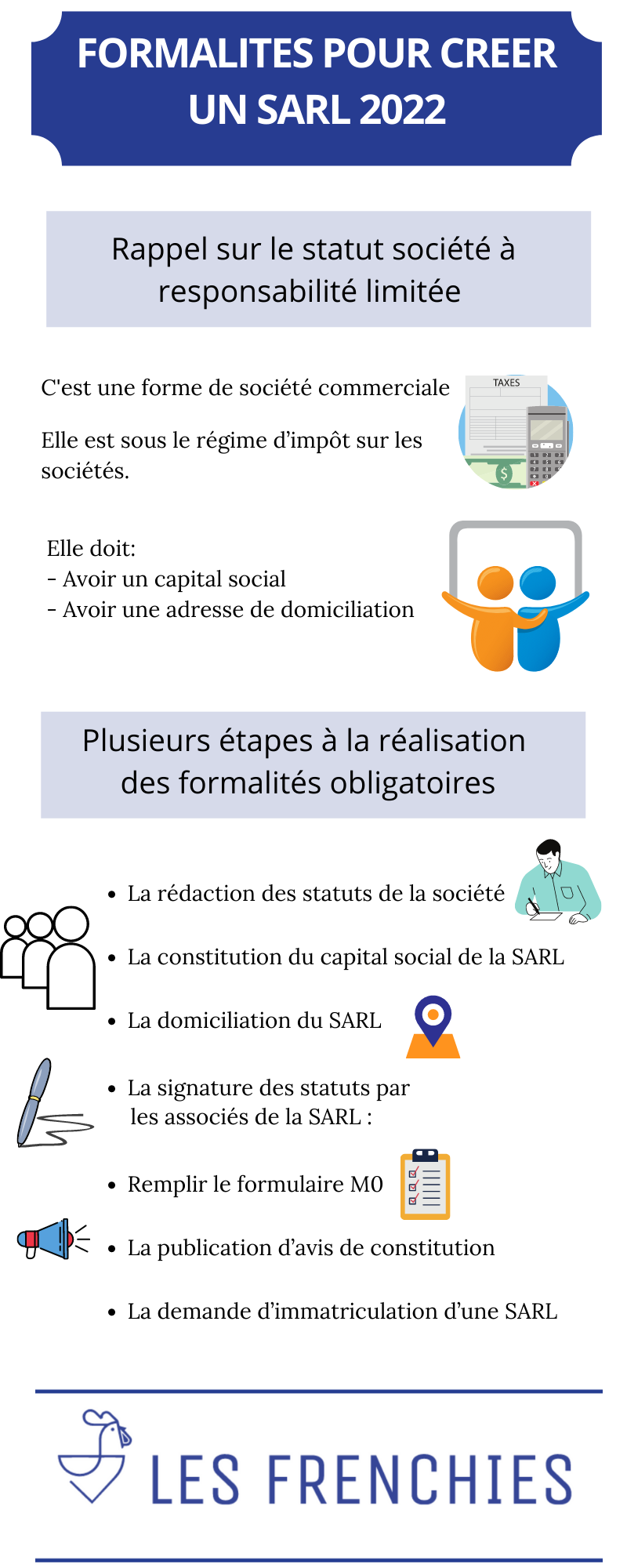 Formalités pour créer une Sarl : notre guide en 2022