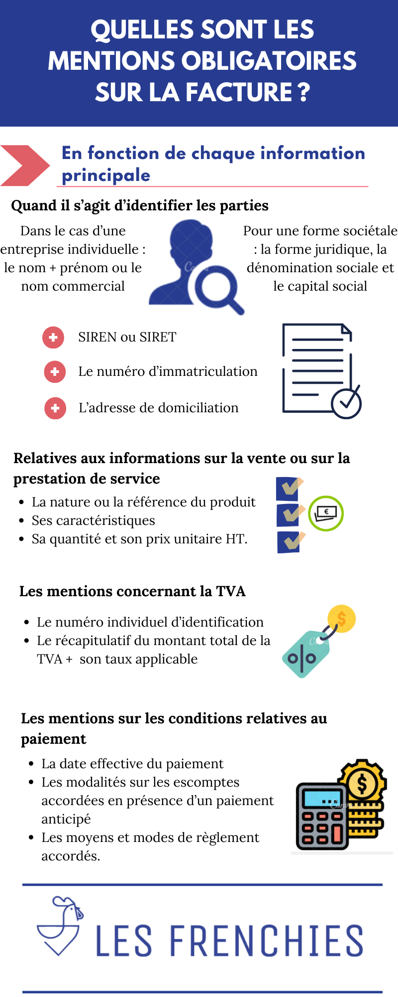 Quelles sont les mentions obligatoires sur la facture ? Notre guide en 2022