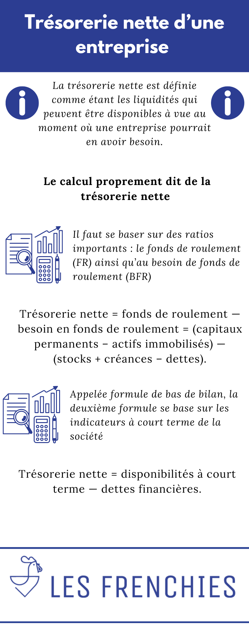 Trésorerie nette d’une entreprise : définition et comment la calculer