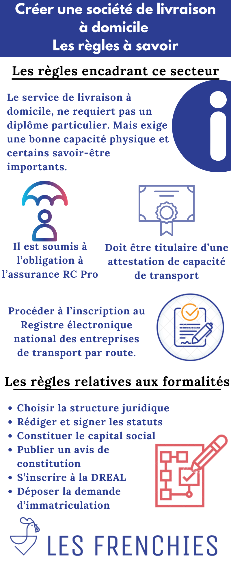 Créer une société de livraison à domicile : les règles à savoir