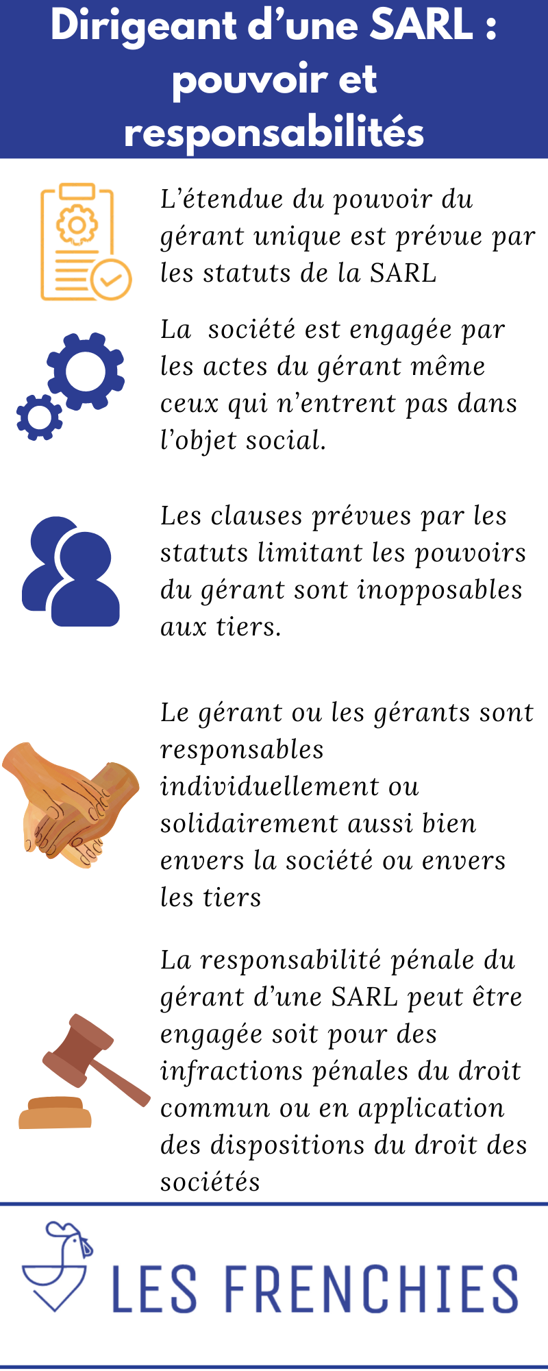 Dirigeant d’une SARL : pouvoir et responsabilités